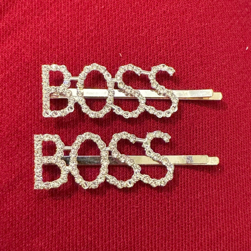 Boss Dream Boutique Silver Hair Clips